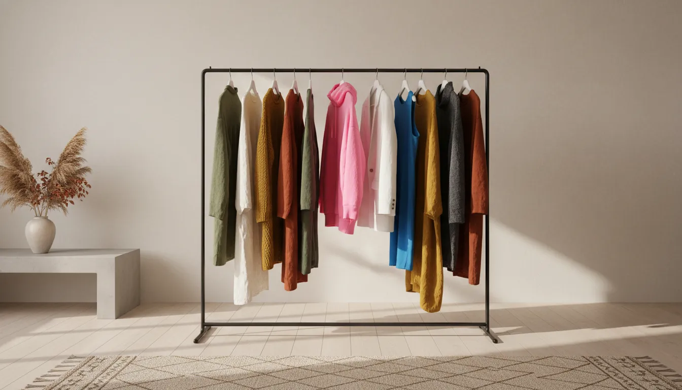 warm olive vs cool olive skin tone — chin drape test comparing warm earth-toned and cool fabrics against olive skin