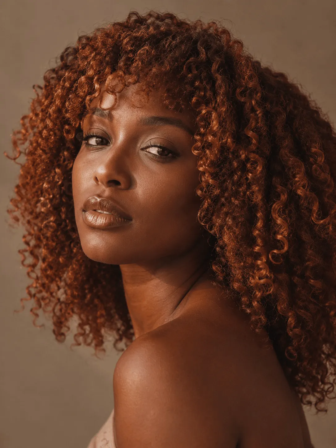 Real example of Copper & Auburn hair dye result, a flattering choice for warm or warm-neutral undertones