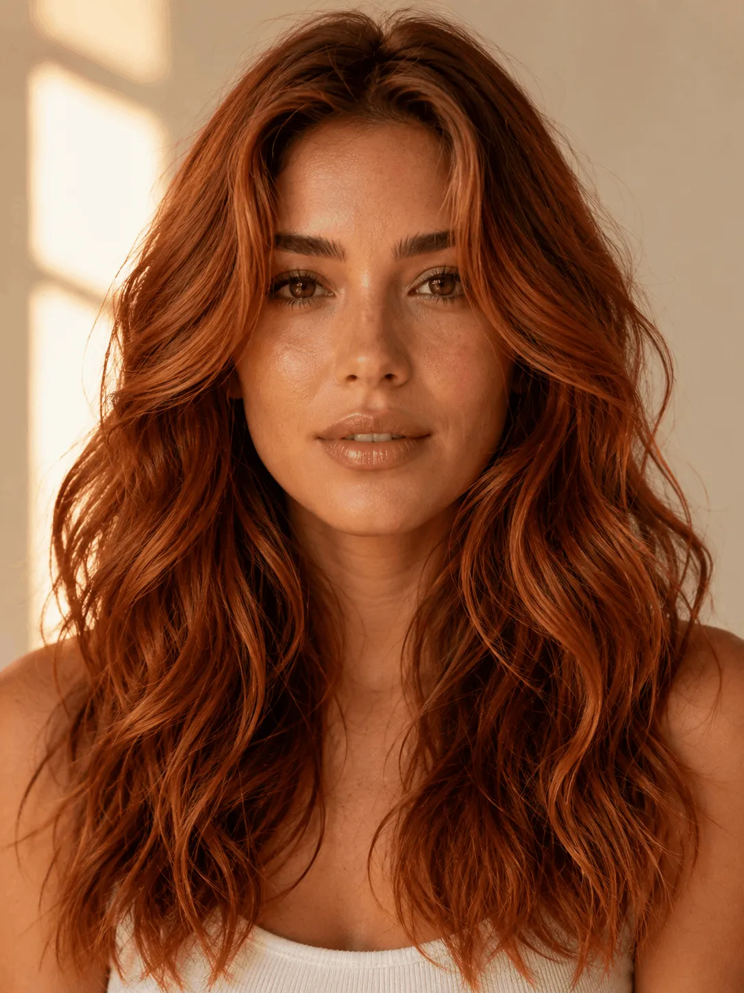 Copper & Auburn hair color in real life — a strong answer to "what color should I dye my hair" for true autumn coloring